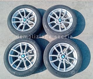4 cerchi e gomme bmw serie 1 f20 16° ORIGINALI usa