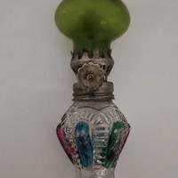 Mini Lampada a olio/petrolio vintage in vetro