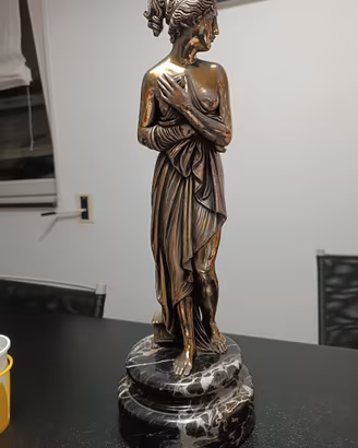 Statua placcata in argento 800