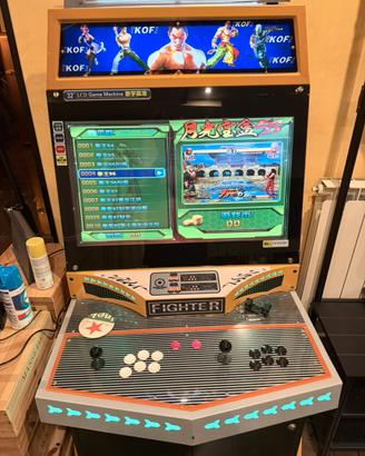 Cabinato arcade 32’’2 giocatori luci led