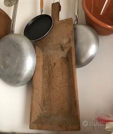 Vassoio Castagno x maialetto meta’ 800 -90x32x5