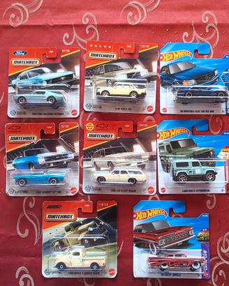automodelli in metallo Matchbox e hotwheels