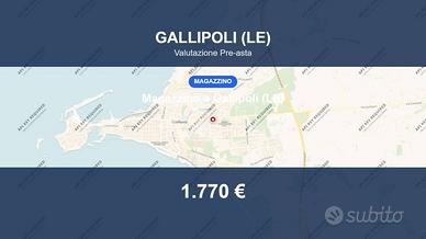 Immobile in asta di 9 m² a Gallipoli