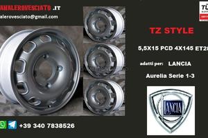 Cerchi TZ 15 pollici Lancia Aurelia serie 1 2 3