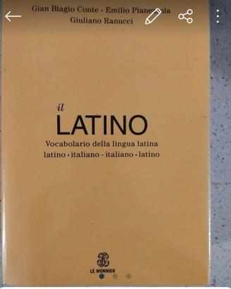 dizionario latino rilegato mai usato