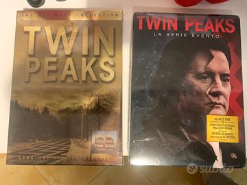 I due cofanetti dvd delle 3 stagioni di twin peaks