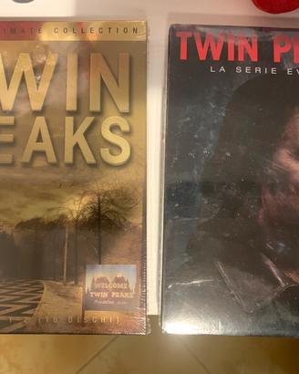 I due cofanetti dvd delle 3 stagioni di twin peaks