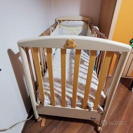 Lettino Pali con materasso e paracolpi