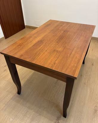 Tavolo in legno 120x80 cm allungabile