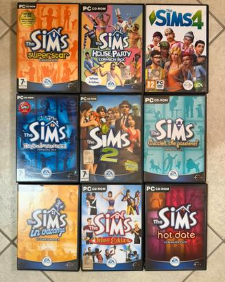Collezione Sims giochi PC