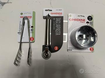 Set di accessori da cucina in acciaio inox (NUOVI)