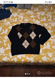 maglione uomo rombi 