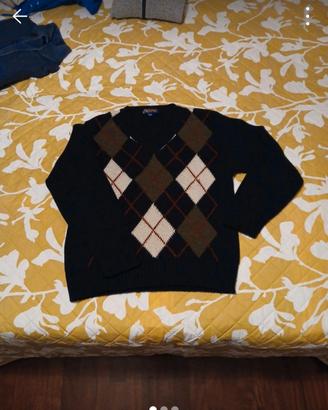 maglione uomo rombi 