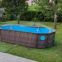 Piscina Bestway ovale 549x274x122cm