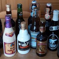 N.13 bottigliette birra vari marchi vintage 