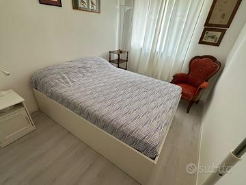 Letto ikea 1 piazza e mezzo con cassettone