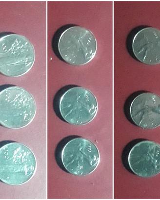 Lotto.9.Monete da 50 E 100 Lire