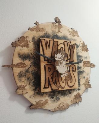 Orologio da parete artigianale cartoni animati.