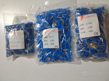 1500 Terminali a Tubetto Elematic 2,5 mmq