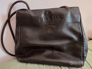 BORSA  TARGHETTA “PRADA” SHOPPING BAG