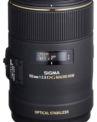 sigma 105 attacco Nikon