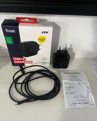 Carica batterie Trust per pc - smartphone. Nuovo