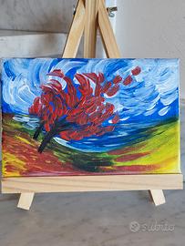 Quadro astratto "The Wind"