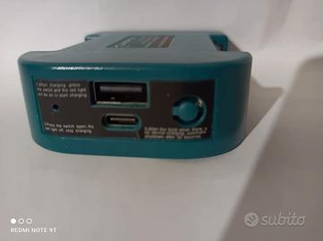 Adattatore x batterie Makita 18 volt