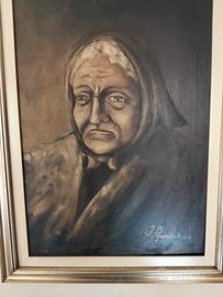 quadro olio su tela figurativo Giuliano Ottaviani 