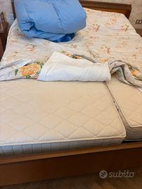 Matrrassi + reti con doghe  una motorizzata