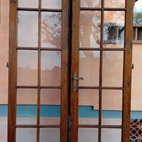 Porta da interno in castagno massello