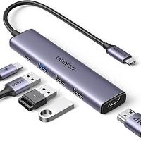 UGREEN Revodok 105 Hub USB C HDMI 4K PD 100W (C)