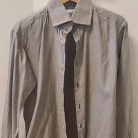 camicia uomo elegante grigia marca Calss