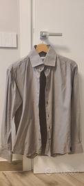 camicia uomo elegante grigia marca Calss