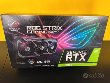 Scheda Video ASUS GeForce RTX 3070 Rog Strix Gamin