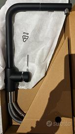 Miscelatore nero opaco estraibile per cucina Paini