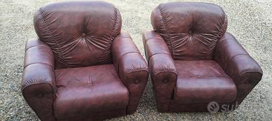 Poltrone in pelle