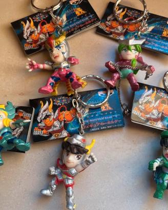 Set 5 portachiavi Cavalieri dello zodiaco seiya