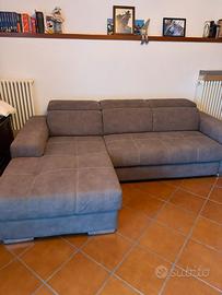 Divano allungabile con penisola