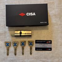 Blocchetto serratura e chiavi CISA