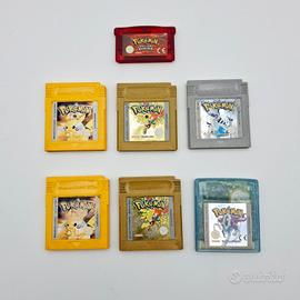 Lotto Cartucce Pokémon Game Boy BATTERIE NUOVE 