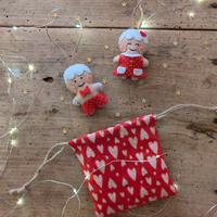 Set coppia di omini di Pan di Zenzero + Sacchetto