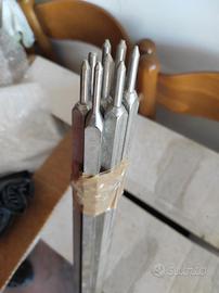 Barre in acciaio inox per girarrosto professionale