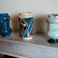 Vasi terracotta dipinti in finto marmo 