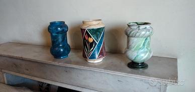 Vasi terracotta dipinti in finto marmo 