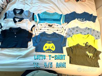 Lotto 32pz vestiti bimbo 4-6 anni