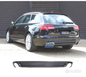 DIFFUSORE PER AUDI A6 C6 4F AVANT SEDAN 08-11 LOOK
