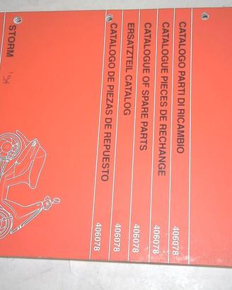 CATALOGO PARTI DI RICAMBIO STORM GILERA 406078