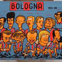 QUADRO CARICATURE BOLOGNA 1965/66 G.C. MANGINI