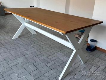 TAVOLO MODERNO IN LEGNO PER INTERNO/ESTERNO